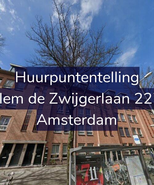 Foto gevel Huurpuntentelling voor Willem de Zwijgerlaan 227-A, Amsterdam