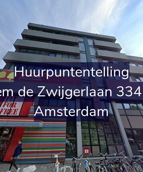 Foto gevel Huurpuntentelling voor Willem de Zwijgerlaan 334-C19, Amsterdam