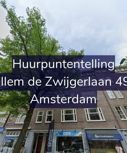 Foto gevel Huurpuntentelling voor Willem de Zwijgerlaan 49-2, Amsterdam