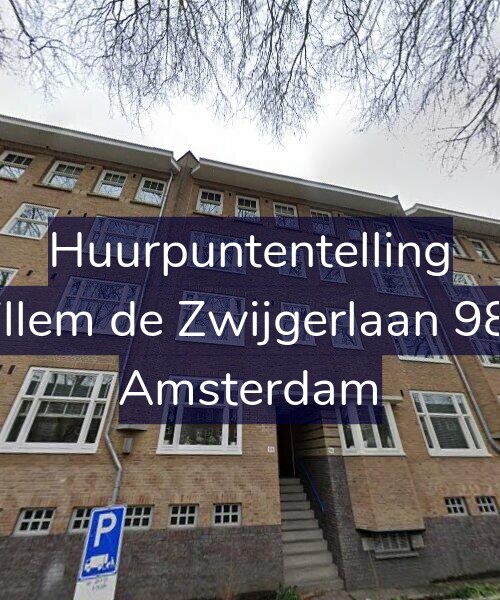 Foto gevel Huurpuntentelling voor Willem de Zwijgerlaan 98-2, Amsterdam