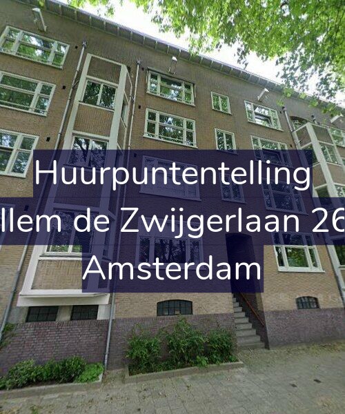 Foto gevel Huurpuntentelling voor Willem de Zwijgerlaan 26-H, Amsterdam
