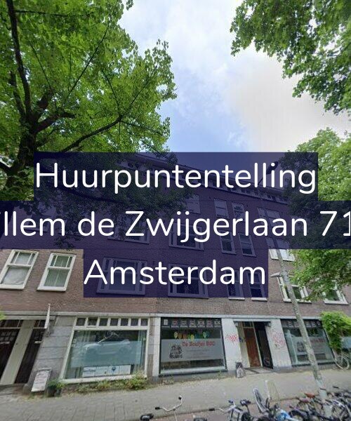 Foto gevel Huurpuntentelling voor Willem de Zwijgerlaan 71-1, Amsterdam