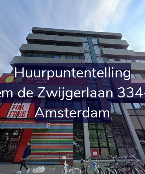 Foto gevel Huurpuntentelling voor Willem de Zwijgerlaan 334-D13, Amsterdam