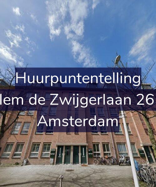 Foto gevel Huurpuntentelling voor Willem de Zwijgerlaan 265-A, Amsterdam