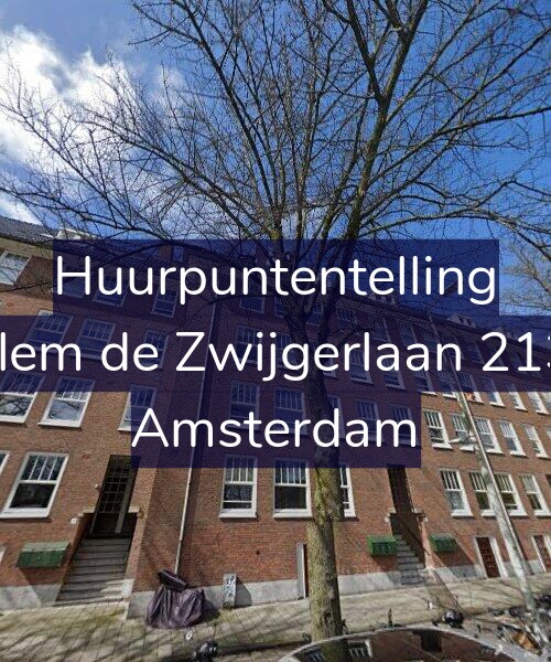 Foto gevel Huurpuntentelling voor Willem de Zwijgerlaan 213-H, Amsterdam