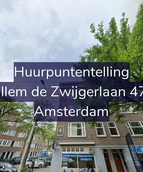 Foto gevel Huurpuntentelling voor Willem de Zwijgerlaan 47-2, Amsterdam