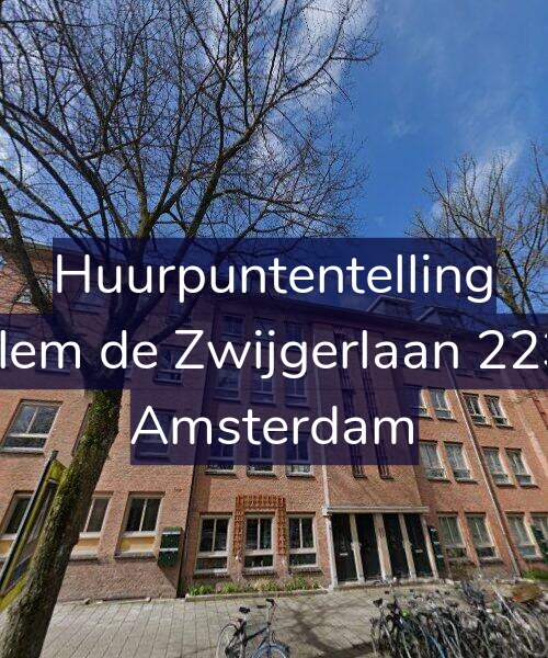 Foto gevel Huurpuntentelling voor Willem de Zwijgerlaan 223-D, Amsterdam