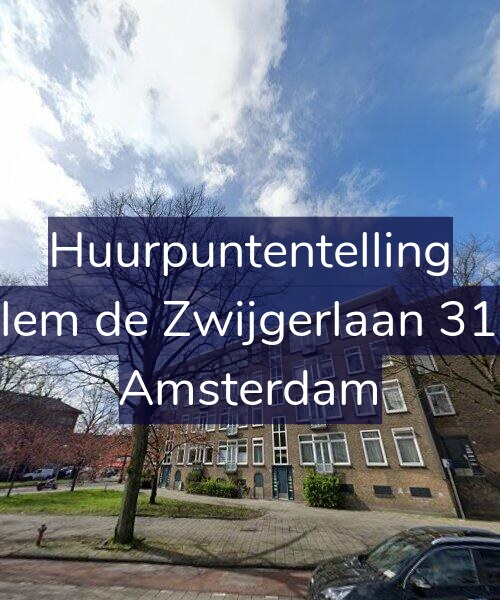 Foto gevel Huurpuntentelling voor Willem de Zwijgerlaan 311-3, Amsterdam