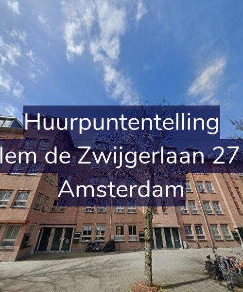 Foto gevel Huurpuntentelling voor Willem de Zwijgerlaan 275-A, Amsterdam