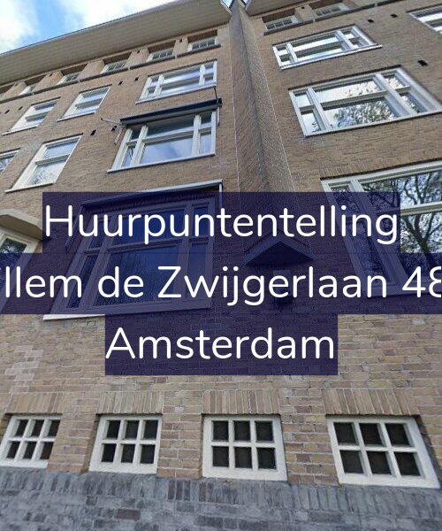 Foto gevel Huurpuntentelling voor Willem de Zwijgerlaan 48-1, Amsterdam