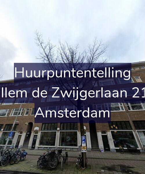 Foto gevel Huurpuntentelling voor Willem de Zwijgerlaan 21-1, Amsterdam