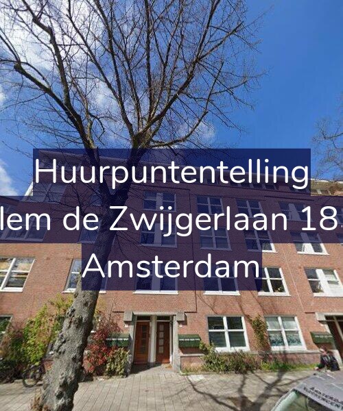 Foto gevel Huurpuntentelling voor Willem de Zwijgerlaan 185-H, Amsterdam