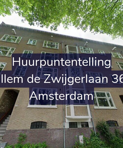 Foto gevel Huurpuntentelling voor Willem de Zwijgerlaan 36-1, Amsterdam
