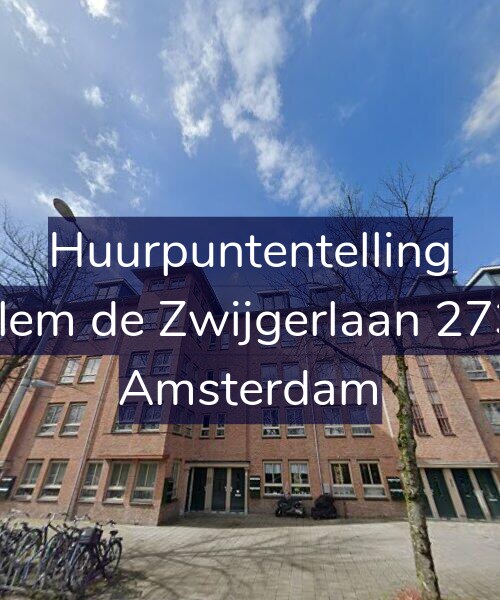 Foto gevel Huurpuntentelling voor Willem de Zwijgerlaan 273-D, Amsterdam
