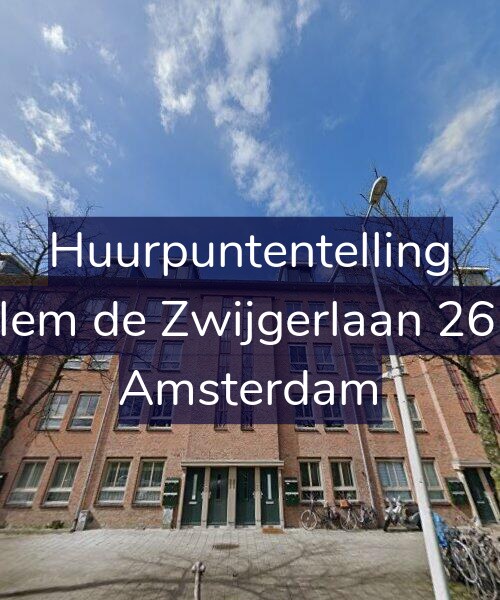 Foto gevel Huurpuntentelling voor Willem de Zwijgerlaan 265-B, Amsterdam