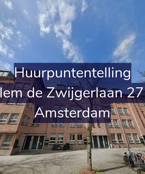 Foto gevel Huurpuntentelling voor Willem de Zwijgerlaan 275-B, Amsterdam