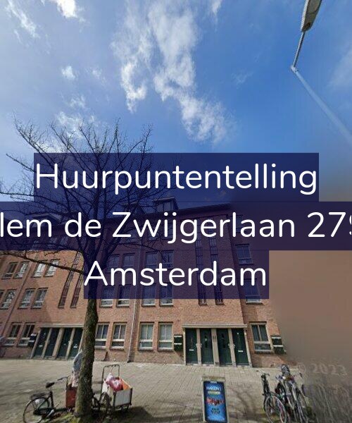 Foto gevel Huurpuntentelling voor Willem de Zwijgerlaan 279-D, Amsterdam