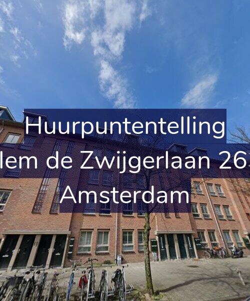 Foto gevel Huurpuntentelling voor Willem de Zwijgerlaan 263-A, Amsterdam