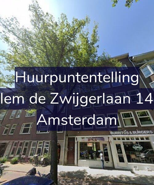 Foto gevel Huurpuntentelling voor Willem de Zwijgerlaan 149-2, Amsterdam