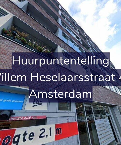 Foto gevel Huurpuntentelling voor Willem Heselaarsstraat 44, Amsterdam