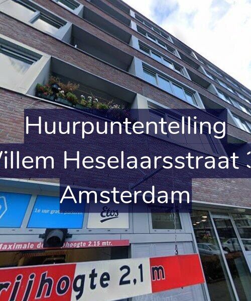 Foto gevel Huurpuntentelling voor Willem Heselaarsstraat 38, Amsterdam