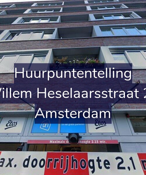 Foto gevel Huurpuntentelling voor Willem Heselaarsstraat 28, Amsterdam