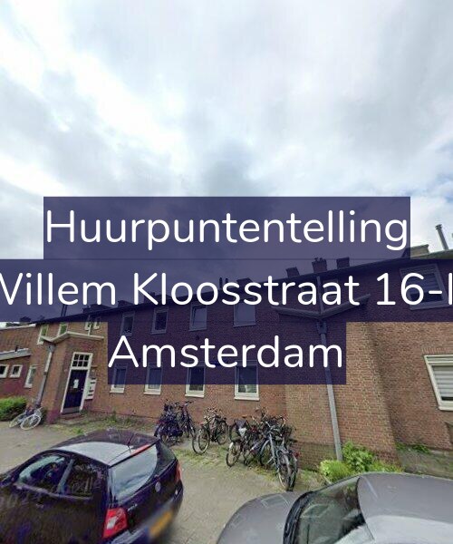 Foto gevel Huurpuntentelling voor Willem Kloosstraat 16-H, Amsterdam