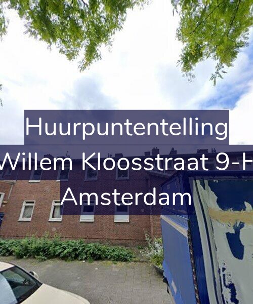Foto gevel Huurpuntentelling voor Willem Kloosstraat 9-H, Amsterdam