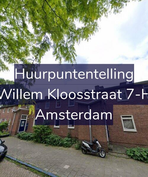 Foto gevel Huurpuntentelling voor Willem Kloosstraat 7-H, Amsterdam