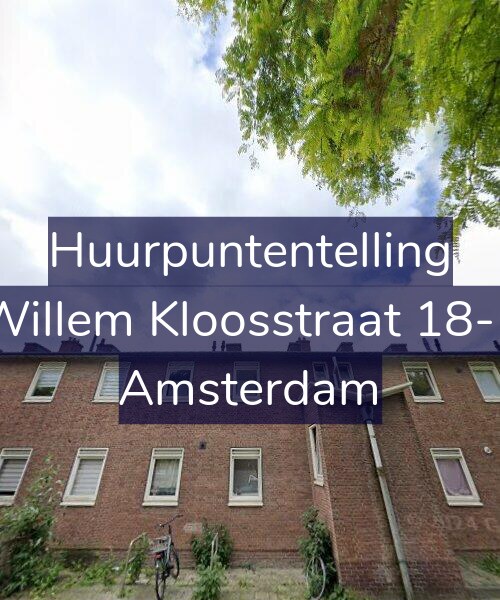 Foto gevel Huurpuntentelling voor Willem Kloosstraat 18-1, Amsterdam