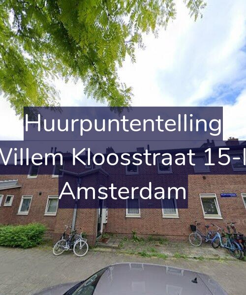 Foto gevel Huurpuntentelling voor Willem Kloosstraat 15-H, Amsterdam