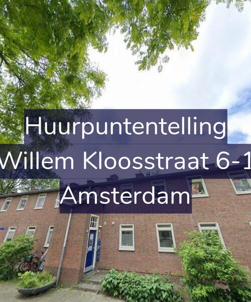 Foto gevel Huurpuntentelling voor Willem Kloosstraat 6-1, Amsterdam