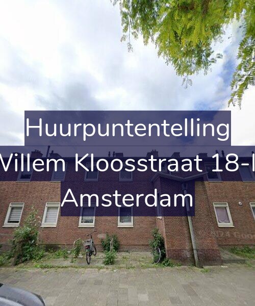 Foto gevel Huurpuntentelling voor Willem Kloosstraat 18-H, Amsterdam