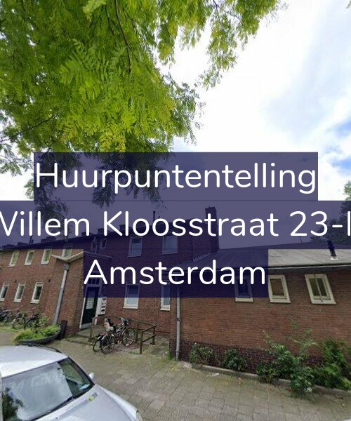 Foto gevel Huurpuntentelling voor Willem Kloosstraat 23-H, Amsterdam