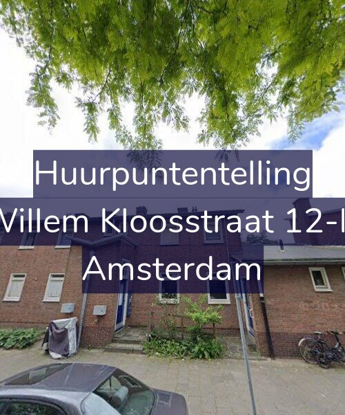 Foto gevel Huurpuntentelling voor Willem Kloosstraat 12-H, Amsterdam
