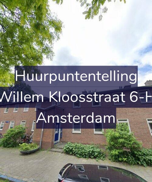 Foto gevel Huurpuntentelling voor Willem Kloosstraat 6-H, Amsterdam
