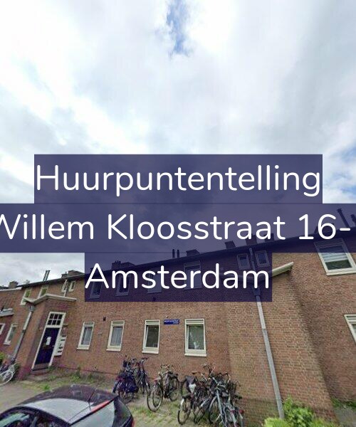 Foto gevel Huurpuntentelling voor Willem Kloosstraat 16-1, Amsterdam