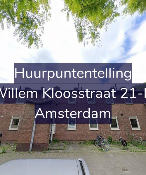 Foto gevel Huurpuntentelling voor Willem Kloosstraat 21-H, Amsterdam