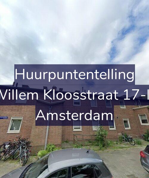 Foto gevel Huurpuntentelling voor Willem Kloosstraat 17-H, Amsterdam