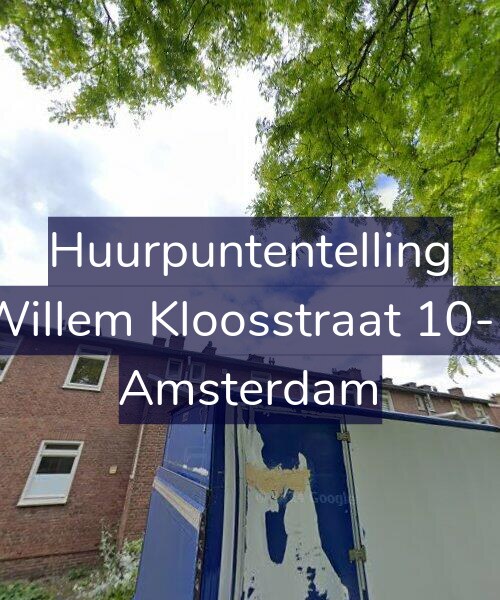 Foto gevel Huurpuntentelling voor Willem Kloosstraat 10-1, Amsterdam