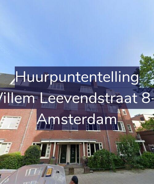 Foto gevel Huurpuntentelling voor Willem Leevendstraat 8-B, Amsterdam