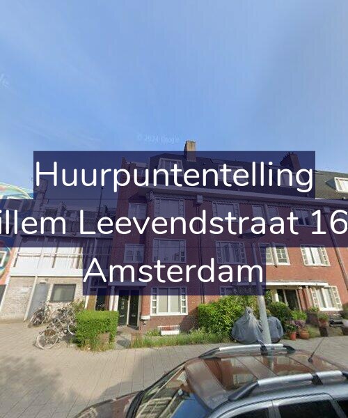 Foto gevel Huurpuntentelling voor Willem Leevendstraat 16-H, Amsterdam