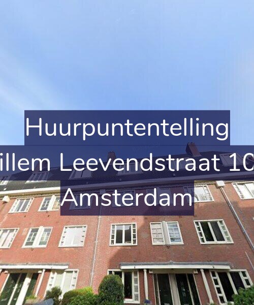 Foto gevel Huurpuntentelling voor Willem Leevendstraat 10-2, Amsterdam