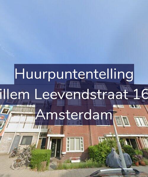 Foto gevel Huurpuntentelling voor Willem Leevendstraat 16-1, Amsterdam