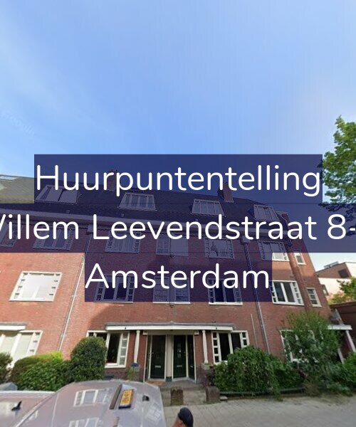 Foto gevel Huurpuntentelling voor Willem Leevendstraat 8-D, Amsterdam