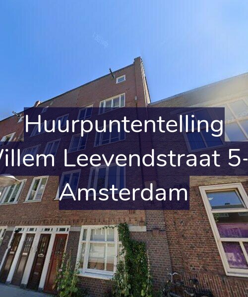 Foto gevel Huurpuntentelling voor Willem Leevendstraat 5-H, Amsterdam