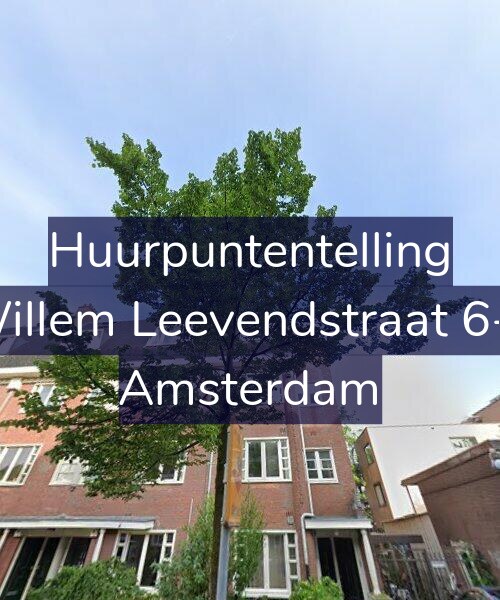 Foto gevel Huurpuntentelling voor Willem Leevendstraat 6-2, Amsterdam
