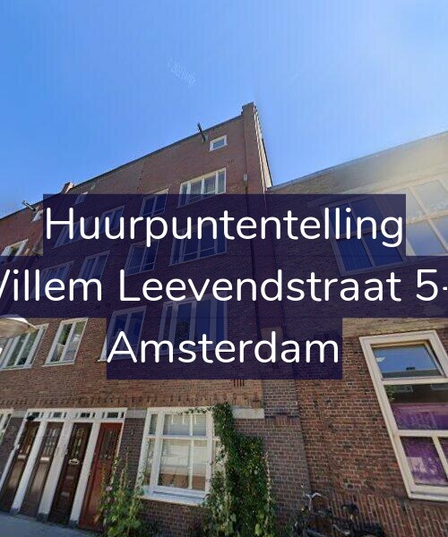 Foto gevel Huurpuntentelling voor Willem Leevendstraat 5-3, Amsterdam