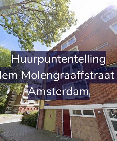 Foto gevel Huurpuntentelling voor Willem Molengraaffstraat 1-1, Amsterdam