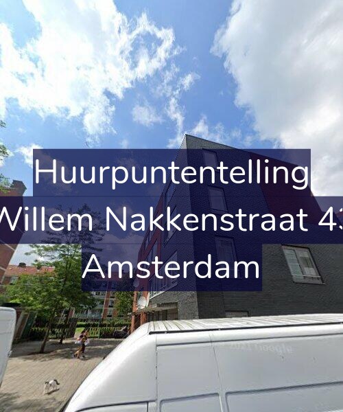 Foto gevel Huurpuntentelling voor Willem Nakkenstraat 43, Amsterdam